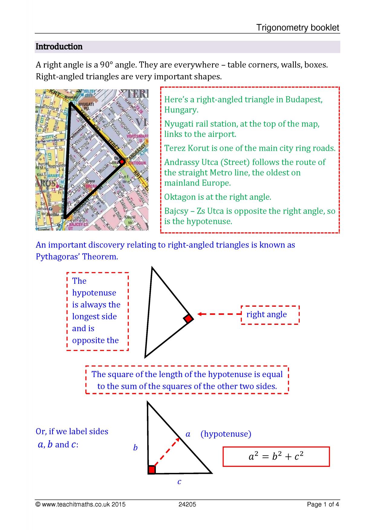 KS25 Geometry and measure  Pythagoras
